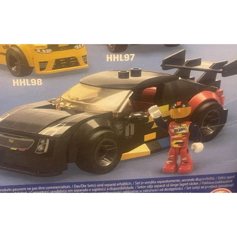 Mega Hot Wheels: 90pc '16 CADILLAC ATS-V R Building Set (2022) #HHL96‎